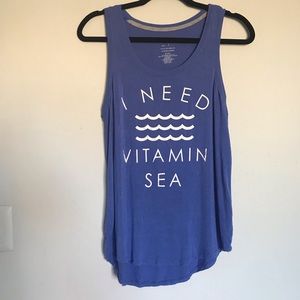 I Need Vitamin Sea 🌊 Periwinkle Novelty Tank